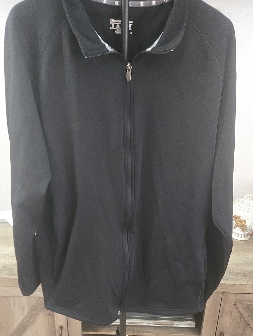 Champion Black Full-Zip Performance Track Jacket